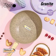 Stein COOKWARE - GRANITE SERIES WOK GERMAN GREBLON WOK PAN 30CM