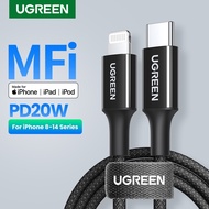 Ugreen USB-C to lightning data cable MFi certified 480Mbps data transfer  black suitable for Apple 1