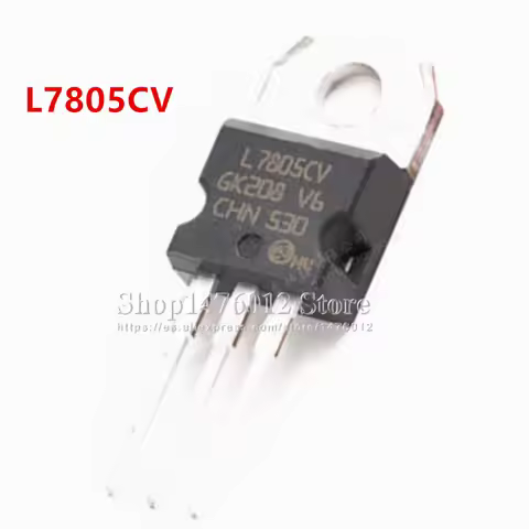 10PCS/LOT L7805CV L7805 Three-terminal voltage regulator directly inserted into TO-220 5V 7805 linea
