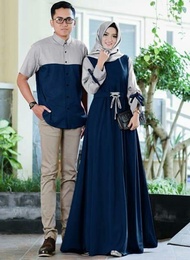 BAJU MUSLIM PASANGAN ANINDYA / muslim couple / Baju Pasangan / Baju Lebaran / Gamis Couple / Maxi Pa
