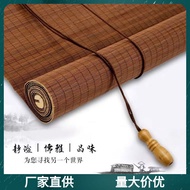 ม่านไม้ไผ่ม่านม้วนฉากกั้นระเบียงบังแดดบังแดดกันแดดใช้ในบ้านสไตล์ญี่ปุ่นม้วนม่านไม้ไผ่ 。