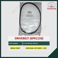 DRIVEBELT 6PK1150 (90916-T2047) for VIOS DUAL VVTi (2017-UP) - PART