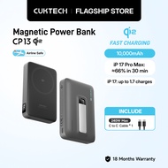 CUKTECH Magnetic Powerbank 10000 mAh 30W Max Fast Charging Wireless Charger CP13 Qi2