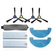 Main brush/side brush/mop cloth/filter compatible with ILIFE L100  A10 robot vacuum cleaner spare pa