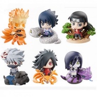 High quality 6PCs anime Hashirama figure Uzumaki Sasuke Madara Orochimaru Orochimaru modelaction