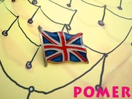 ☆POMER☆ 英國國旗  England 大不列顛及北愛爾蘭聯合王國  金屬別針胸針徽章