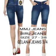 Size 27 - 38 3/4 jeans pants women's jeans 3/4 short jeans