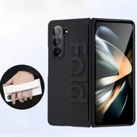 Soft Silicone Wristband Phone Case For Samsung Galaxy Z Fold 8 Ultra Fold 7 6 5 4 3 S26 S25 S24 S23 