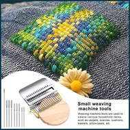 Knit Patch Kit Small Quickly Portable Tool with 9 Needles Knit Patch Darning Loom for Women Beginner