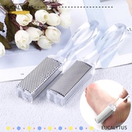 EUCALYTUSSG Foot Rasp, Non Slip Silver Foot Sander, Durable Comfortable Handle Stainless Steel Foot 