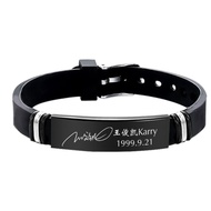 TFboys 10th Anniversary Bracelet Wang Junkai Wang Yuan Yi Yang Qianxi Signature Bracelet Customized 