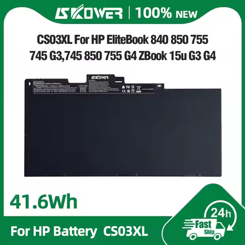 SKOWER CS03XL Laptop Battery For HP EliteBook 745 755 840 848 850 G3 G4 ZBook 15u G3 G4 fit TA03XL