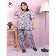 Sunly CP Jumbo K3L LD126 Short Sleeve Pajamas Sleepwear Long Pants