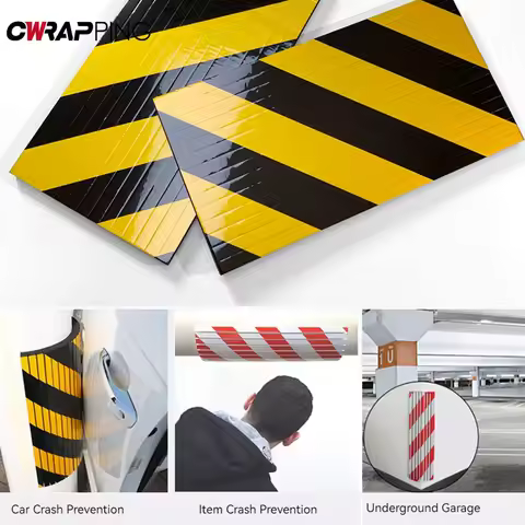 Parking Garage Car Door Protector Foam Garage Wall Protector Warning Car Accessories Corner Bumper E