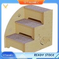 [UTnus9ddL] Pet Ladder, Elderly Cat and Dog Bed Ladder, Sofa Ladder, Dog Steps Wooden Teddy Cat Stai