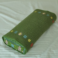 หมอนอิงคervical Pure Cotton Korean Style Sand Washed หมอนอิงทรงสี่เหลี่ยมสำหรับคนเดียว หมอนอิงแบบยืด