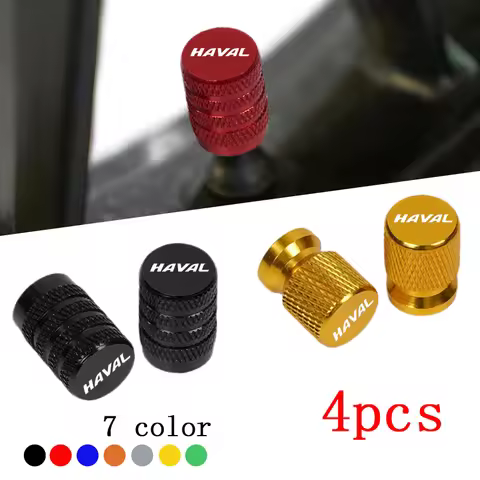 4pcs Car CNC Tire Valve Air Port Stem Cover Caps For Great Wall Haval H6 Dargo M6 H9 H6S F7 F7X Joli