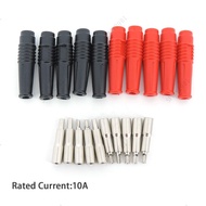 10pcs Brass 4mm Insulated Banana Female socket copper Jack Plug Wire Solder Connector  MY29B1