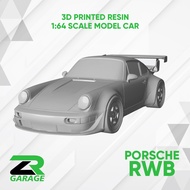 Porsche RWB 1/64 scale Car Kit / Porsche RWB Hotwheel / Resin Car Kit