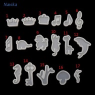 NAV Silicone Resin Mold Jewelry Tools Cat Rabbit Deer Dolphin DIY Epoxy Resin Molds