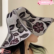 WUPEI47G9 Fisherman Hat, Wide Brim Breathable Sun Hats,  Foldable UV Protection Adjustable Drawstrin