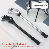 UAENAUT1FS Kick Stand Black Silver Side Rear Sports Bicycle Parts