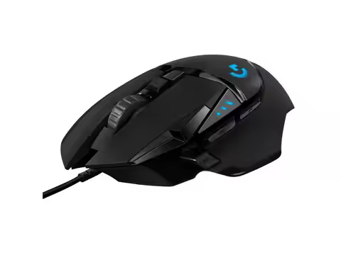 Logitech G502 HERO High Performance Wired Gaming Mouse, HERO 25K Sensor, 25,600 DPI, RGB, Adjustable