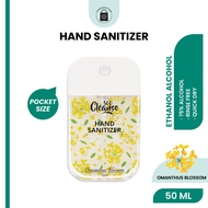 Cleanse360 Osmanthus Blossom Scent Card Pocket Hand Sanitizer 75% Ethanol Alcohol [Liquid/Spray - 50ml]
