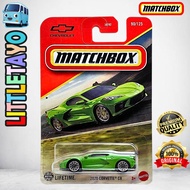 HIJAU Matchbox 2020 Corvette C8 Green Diecast Sport Car
