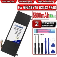 HSABAT 5800mAh GNC-C30 Laptop Battery for GIGABYTE U2442 U24F P34G U2442N U2442S U2442V U24 U24T U24