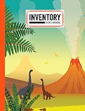 Inventory Log Book: dinosaur Cover Inventory Log Book, Inventory Log Book For Business | Simple Inventory Tracker, 120 Pages, Size 8.5" x 11" by Nick Gregory