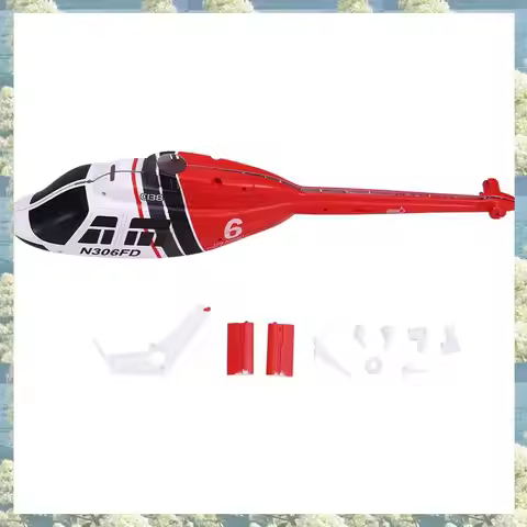 New-RC Helicopter Upgrade C138 Fuselage Shell Kit For RC ERA C138 Bell 206 1:33 RC Helicopter Parts 