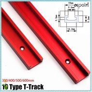 ESPOIR 1Pcs T-Track, Slide Guide Rail 300-600mm T-Slot Track, T Slider Fixture Slot Slide 19 Type 19