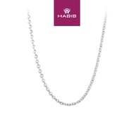 HABIB 750/18K White Gold Necklace RSBD0504 (045)