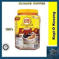 Kluang Coffee Cap Televisyen Kopi O Kosong (100 sachets x 1 tub) Kopi-O Kluang Cap TV Coffee Powder