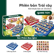 Bộ Đồ Chơi ĐOÁN NHÂN VẬT Xem Tôi Là Ai Guess Who I Am Bản Mới Xịn Động Vật Trái Cây Mini Hot Trend