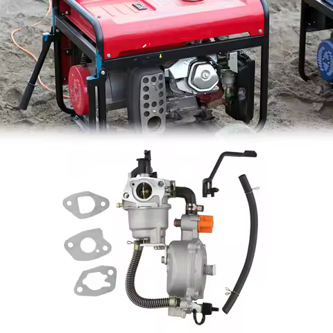 LPG168 170 Gasoline Generator Dual Fuel Carburetor Kit 1KW To 3.5KW 168F 170F 6.5HP 2-3KW LPG/NG Con