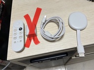 無盒 無充頭 二手 Google Chromecast streamer 4K 電視棒 電視盒 投影 投射 投屏 遙控器 播放器 串流