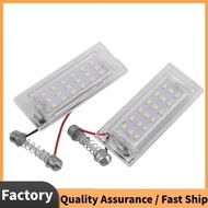 2Pcs White LED Number License Plate Light Lamp 18 SMD 3528 for E53 X5 1999-2003 E83 X3 03-10