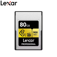 Lexar professional 80gb CF Express Gold Type A CF Express Sony memory card, 900MB/s reading speed, V
