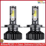 【มาถึงภายใน 2 วัน】🛠2 ชิ้น ไฟตัดหมอกรถ DC10-30V 38 วัตต์ H4/H11 Hi Low Beam Day Driving Light 6000 พั