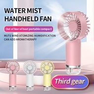2024 Water Spray Fan Handheld Portable Fan Desktop spray MIst Fan Spray Humidified Air Cooler Spray 