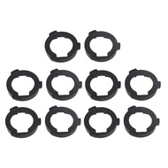 Tyenaza Headlight Bulb Base, 10Pcs ABS Headlight Bulb Base Easy Installation Sturdy Headlight Base A