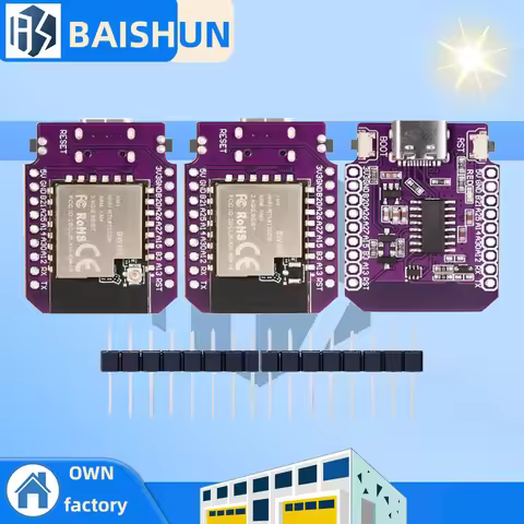 RTL8720DN Dual Band WiFi 5.0 Bluetooth BLE Module MINI BW16 2.4ghz with 5ghz wlanDevelopment Board f