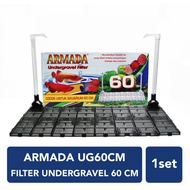 Filter Aquarium Aquascape Akuarium Undergravel ARMADA 60 cm