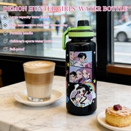 Kpop Demon Hunters Water Bottle 1000ml Cute Cartoon Leakproof Straw Water Bottle Design P9j2