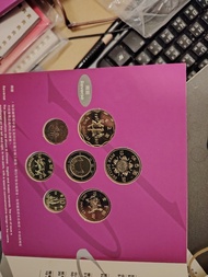 1997年香港回歸套裝硬幣。五元平郵
