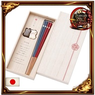 Chopsticks & Chopstick Rest Gift Set in Paulownia Box Chopstick Gift Set Cat