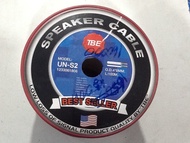 TBE UN-S2 สายสัญญาณ สายดอกลำโพง 100M มีทั้ง 1 เมตร 10 เมตร และ ยกม้วน ยาว 100 เมตร Sound Compact Hig