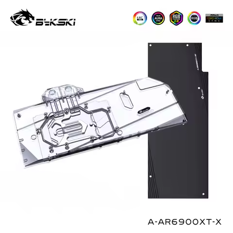 Bykski Watercooler For ASRock Radeon RX 6800XT,6900XT Phantom Gaming D,Taichi X 16G OC ,Full Cover W